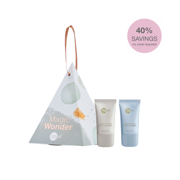 Magic & Wonder Set | Pores Be-Gone Mattifying Mask + Pure Deepsea Hydrating Mask 20ml