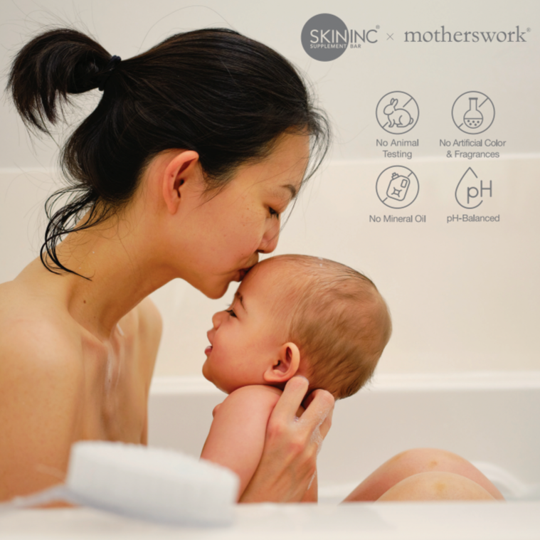 Skin Inc x Motherswork: A Bundle of Joy Cloud Hair & Body Wash